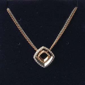 SWAROVSKI Lovesome Square Pendant, Mixed Plating.